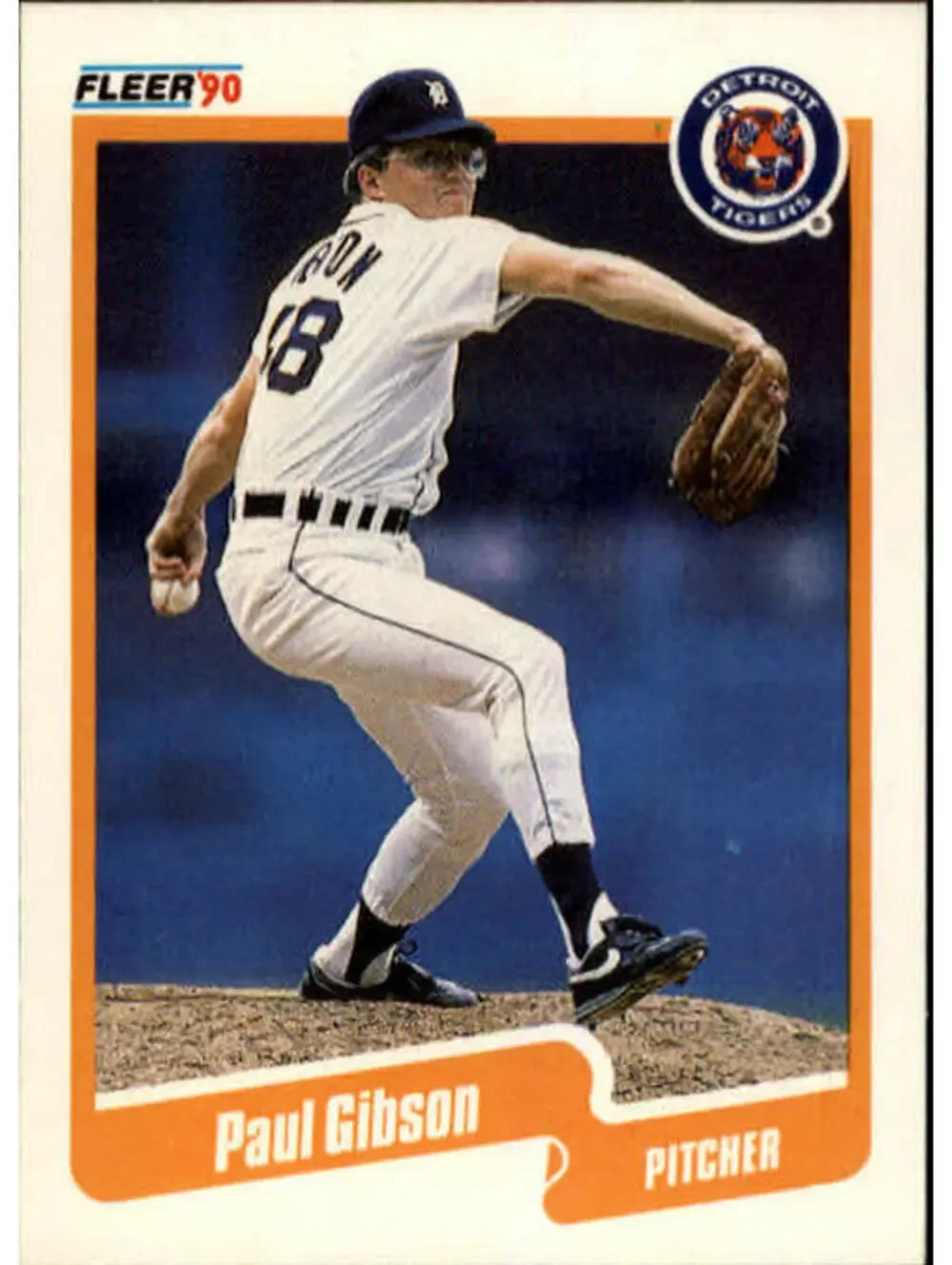 1990 Paul Gibson Fleer Baseball Card #602